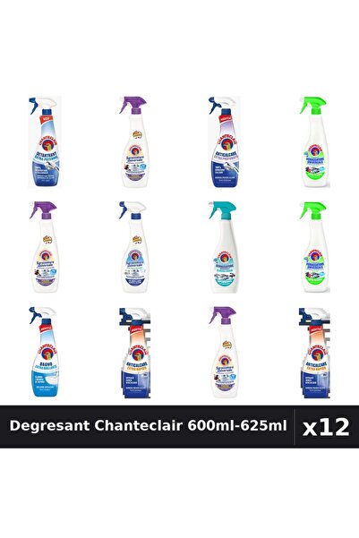 Chanteclair Set 12 Degresant Universal 600ml-625ml - Lavanda, Lamaie, Bicarbo...