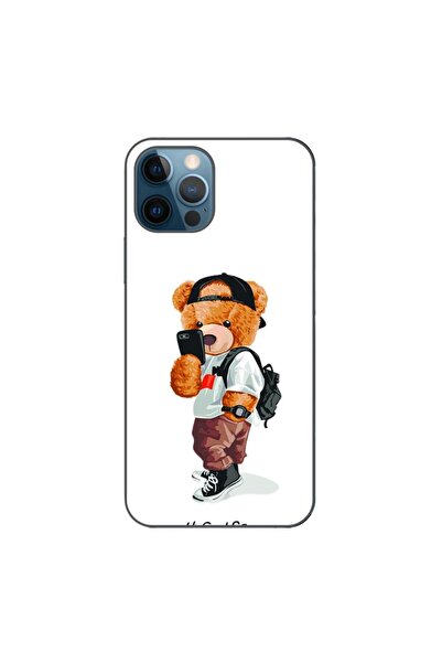 OEM Θήκη συμβατή με Apple iPhone 12 Pro Max Σιλικόνης TPU με σχέδιο αρκουδάκι...