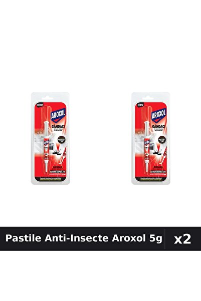 Aroxol Set 2 Pastile Anti-Insecte 5g - Protectie Gandaci, Tantari, Muste