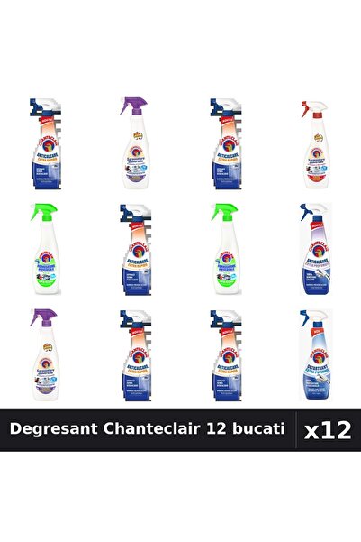 Chanteclair Set 12 Degresant Universal 600-625ml - Lavanda, Lămâie, Marseille