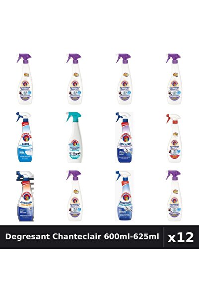 Chanteclair Set 12 Degresant Universal 600ml-625ml - Mosc, Lavanda, Marsilia,...