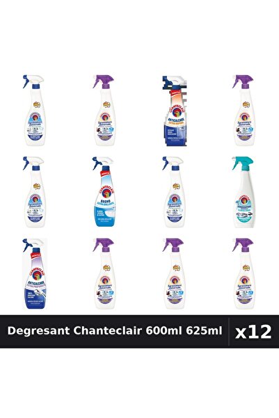 Chanteclair Set 12 Degresant Universal 600ml 625ml - Bicarbonat, Lavanda, Mos...