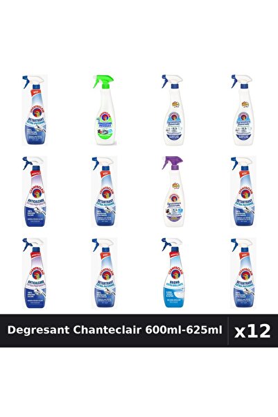 Chanteclair Set 12 Degresant Universal 600ml-625ml - Bicarbonat, Lamaie, Lava...