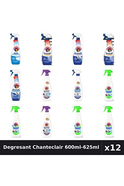 Chanteclair Set 12 Degresant Universal 600ml-625ml - 8 Arome, Anticalcar, Det...