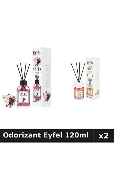 Eyfel Set 2 Odorizant Camera Betisoare 120ml - Acacia, Bouquet - Parfum