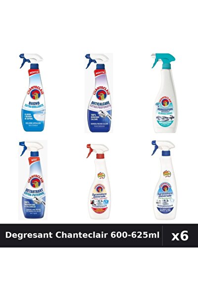 Chanteclair Set 6 Degresant Universal 600-625ml - Bicarbonat, Marsilia, Anti-...
