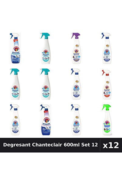 Chanteclair Set 12 Degresant Universal 600ml-625ml - 7 Arome, Bicarbonat, Lăm...