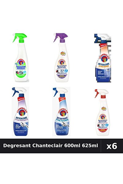 Chanteclair Set 6 Degresant Universal 600ml 625ml - Lămâie, Mosc, Marsilia