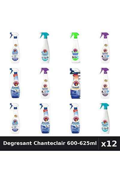 Chanteclair Set 12 Degresant Universal 600-625ml - 7 Arome, Detartrant Extra ...