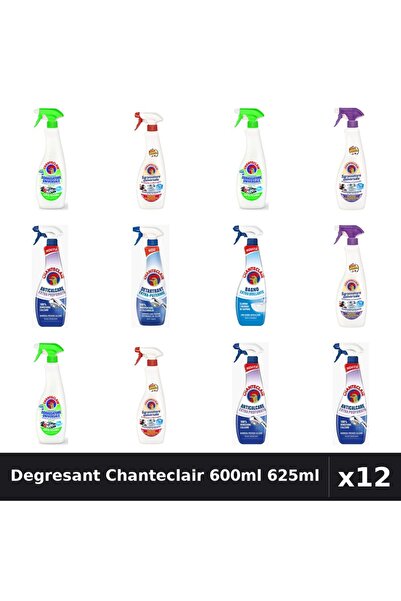 Chanteclair Set 12 Degresant Universal 600ml-625ml - Lamaie, Marsilia, Lavand...
