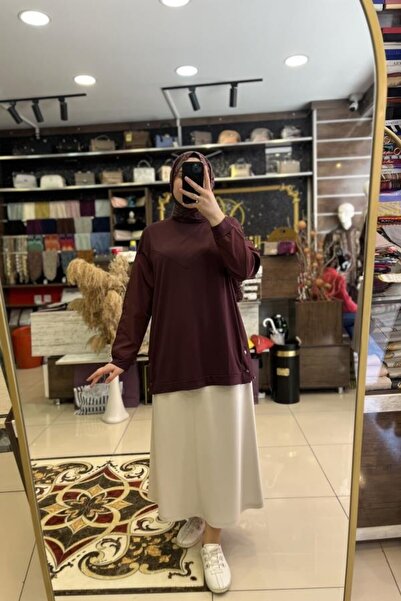 HÜMEYRA BUTİK Tunic Made of Parachute Fabric on the Sleeves and Back