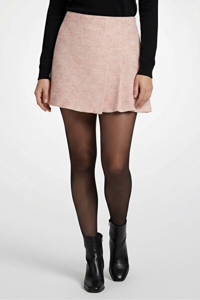 Maje Women Regular Fit Heather Skort, Pink