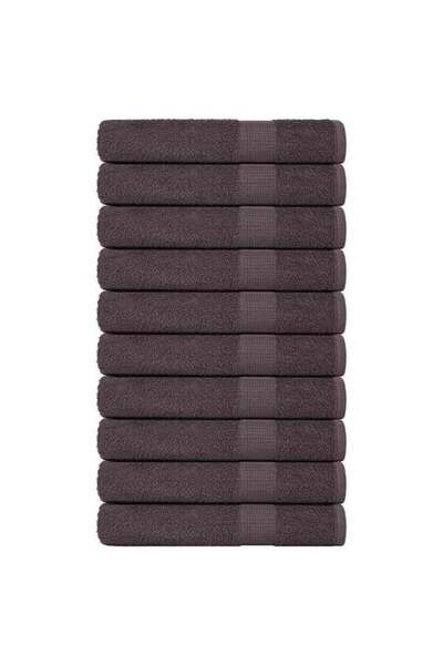 vidaxl Prosoape FROGN 10 buc., antracit, 100 x 200 cm, 360 g/m²