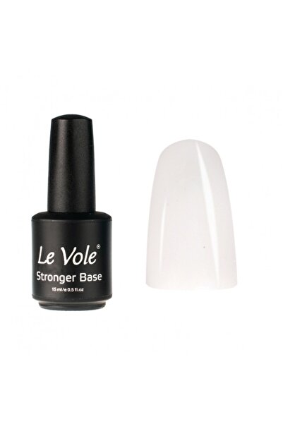 Le Volente Bază de unghii Stronger Base, Le Vole Milky Rose, 15ml