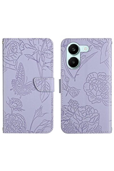 sscase Butterfly Θήκη Πορτοφόλι Purple (Xiaomi Poco X8 Pro 5G)