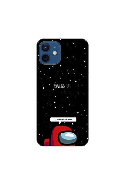 OEM Husa compatibila cu Apple iPhone 12 Silicon Gel Tpu Model Among Us