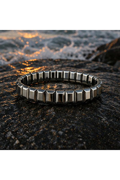 Deniz Doğal Taş Hematite Bracelet