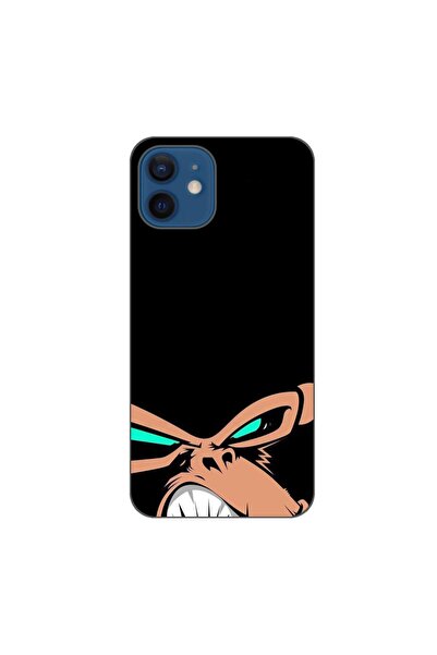 OEM Husa compatibila cu Apple iPhone 12 Silicon Gel Tpu Model Angry Monkey
