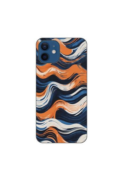 OEM Husa compatibila cu Apple iPhone 12 Silicon Gel Tpu Model Abstract Crazy ...