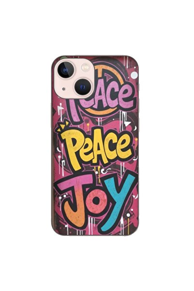 OEM Husa compatibila cu Apple iPhone 13 Mini Silicon Gel Tpu Model Peace and ...