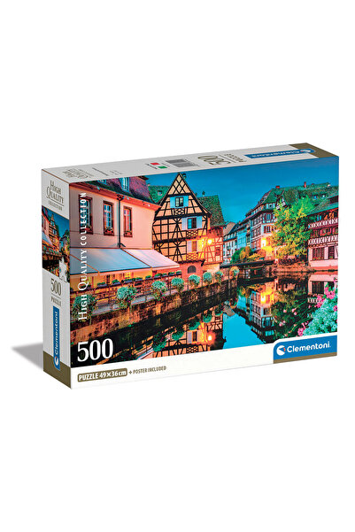CLEMENTONI Παζλ High Quality Collection Παλιά Πόλη Στρασβούργο 500 τμχ - Comp...