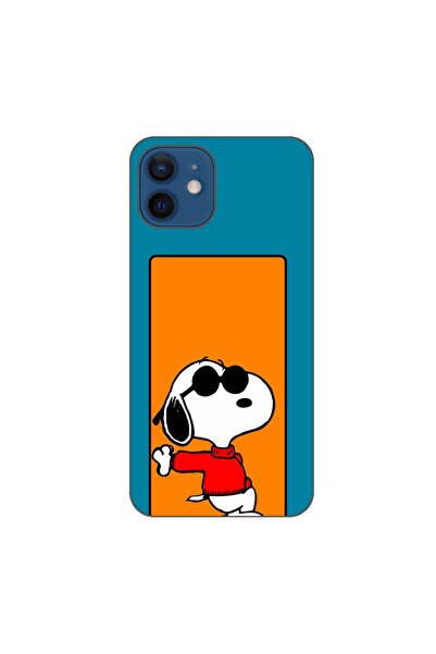 OEM Case compatible with Apple iPhone 12 Silicone Gel Tpu Snoopy Model