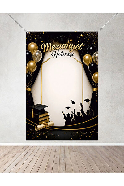 heptex Mezuniyet Hatırası Fotoğraf Panosu Branda 160x200