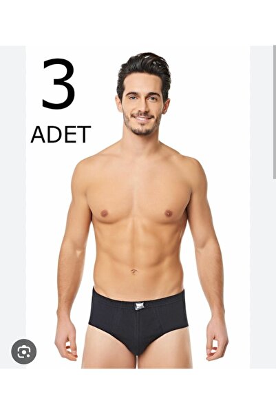 LİZA İÇ GİYİM Seher Men's Slip Underpants 3-Pack