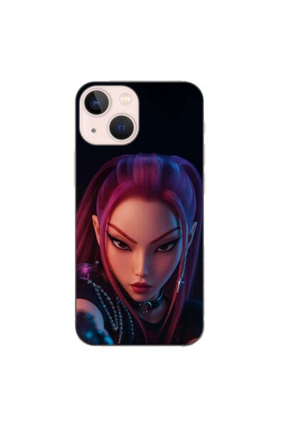 OEM Husa compatibila cu Apple iPhone 13 Mini Silicon Gel Tpu Model KPop Demon...