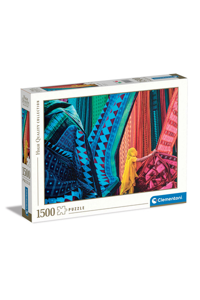 CLEMENTONI Παζλ High Quality Collection Πολύχρωμα Κυμματιστά Υφάσματα 1500 τμχ