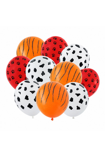 Flippy Set 10 Baloane Latex Party Animal Print
