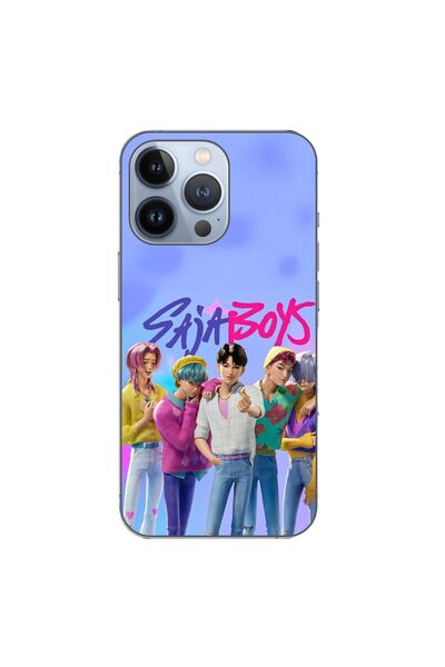 OEM Husa compatibila cu Apple iPhone 13 Pro Silicon Gel Tpu Model KPop Demon ...