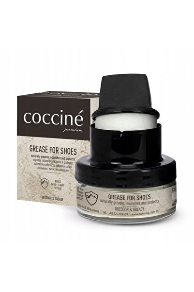 Coccine Crema de pantofi, Coccine, Pentru piele, 50 ml, Negru
