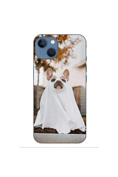 OEM Husa compatibila cu Apple iPhone 13 Silicon Gel Tpu Model Halloween Ghost...