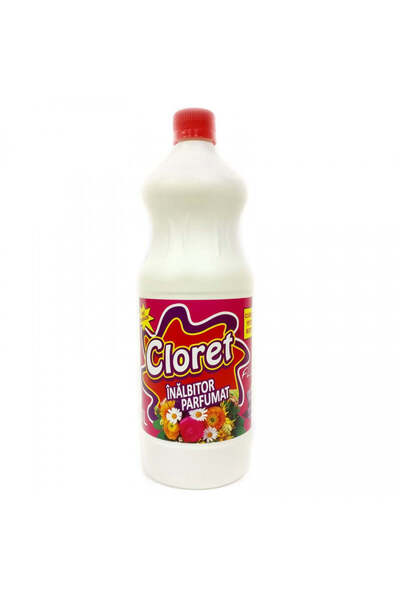 Cloret Pachet 4 bucăți Detergent universal parfumat cu înălbitor 1L