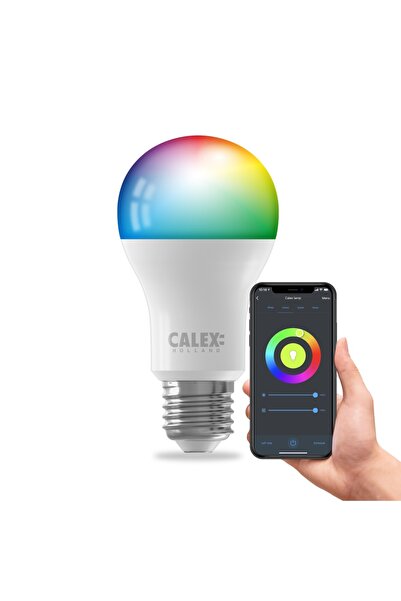Calex Bec inteligent A60, 806 lumeni, 9.4W, 2200-4000K+RGB, E27