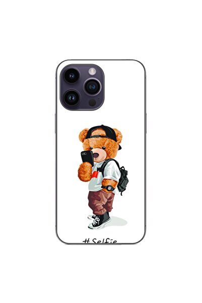 OEM Husa compatibila cu Apple iPhone 14 Pro Max Silicon Gel Tpu Model Bear Te...