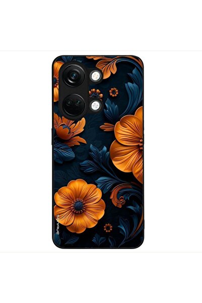 Sonique Θήκη 3D Flower Series για OnePlus Nord 3 5G Πορτοκαλί 01