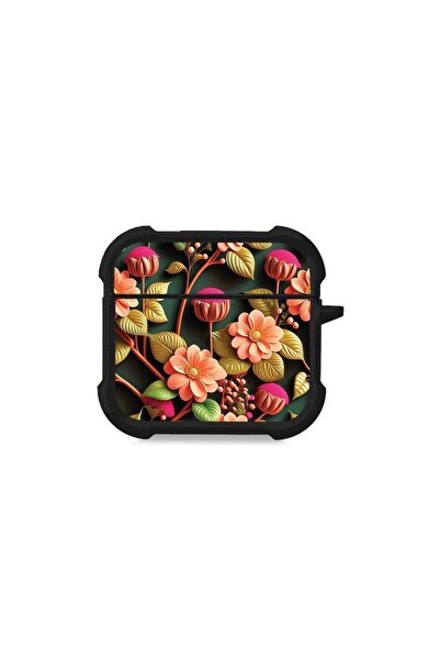 Sonique Θήκη Σιλικόνης 3D Flower Series για AirPods 4 Σομόν