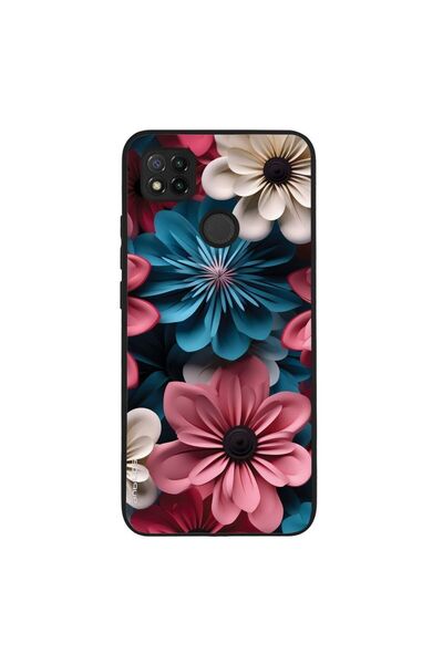 Sonique Θήκη 3D Flower Series για Xiaomi Redmi 9C / Redmi 10A Ροζ 01
