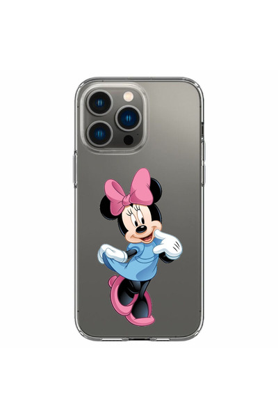 OEM Husa compatibila cu Apple iPhone 14 Pro Silicon Transparenta Model Mickey...