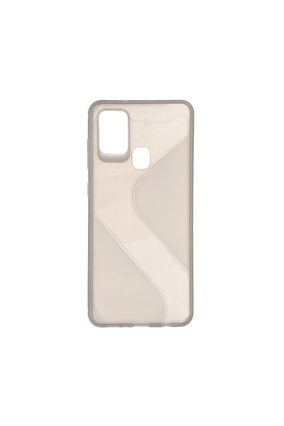 OEM S-Case Flexible Cover Samsung Galaxy A21s Σκούρο Διάφανο