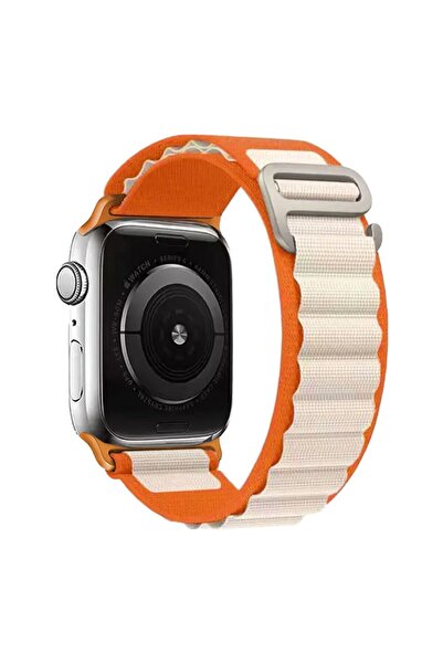 Sonique Λουράκι Nylon Alpine Loop Band για Apple Watch (38/40/41MM) Πορτοκαλί...