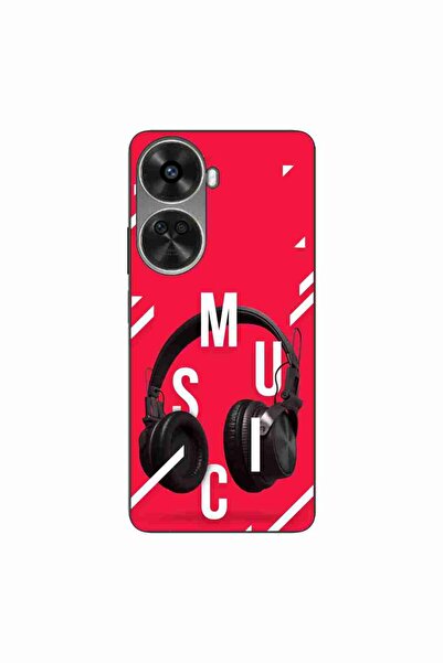 OEM Husa compatibila cu Huawei Nova 12 SE Silicon Gel Tpu Model Music Headphones