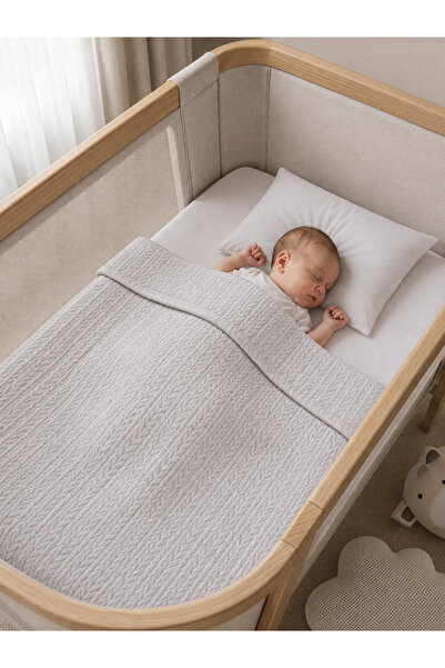 Ozz Baby 100% Cotton Anne Yani Park Bed Pique Set (80X120) Elastic Baby Sheet...