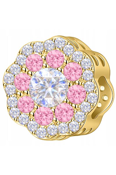 Larezo pandantiv, element decorativ, Model Floare Cu Zirconiu Cubic, Ingeras,...