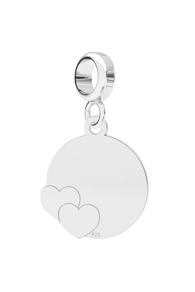 Larezo pandantiv, element decorativ, Model Inimioare Placa Din Argint, Fara N...