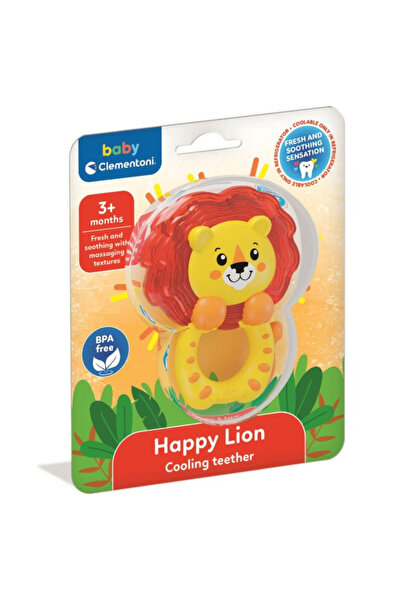 CLEMENTONI Animale Happy Leu jucărie dentiție răcoritoare