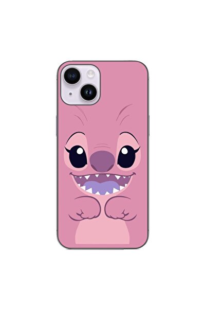 OEM Husa compatibila cu Apple iPhone 15 Silicon Gel Tpu Model Stitch Angel Happy