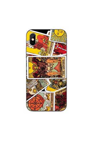 OEM Θήκη συμβατή με Apple iPhone X από σιλικόνη gel TPU με σχέδιο καρτών Ταρώ